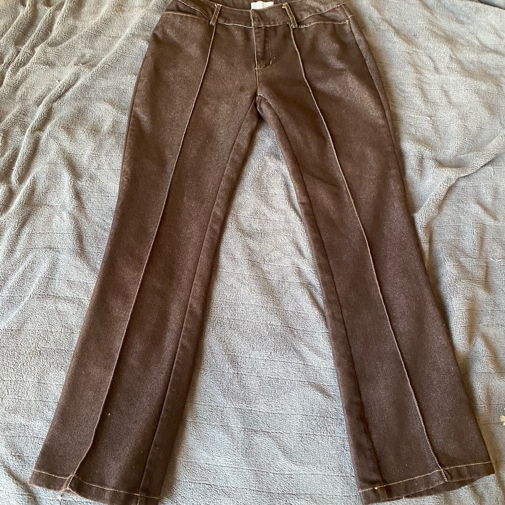 Brown Denim Jeans